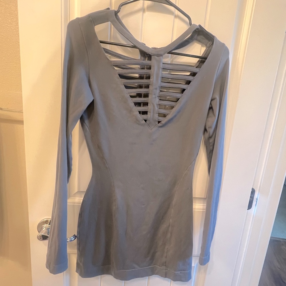 Bebe Gray Dress